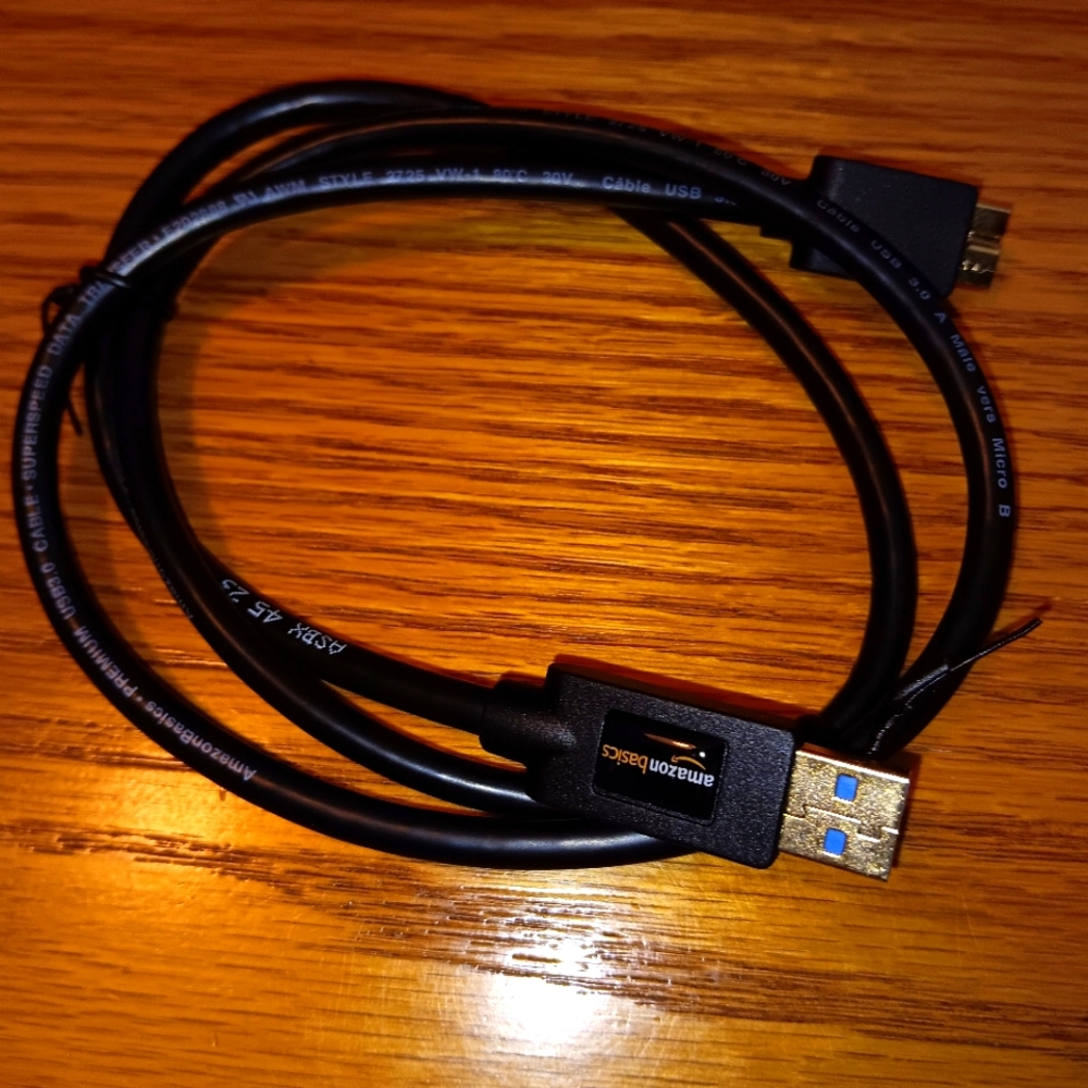 AmazonBasics Black USB Cable